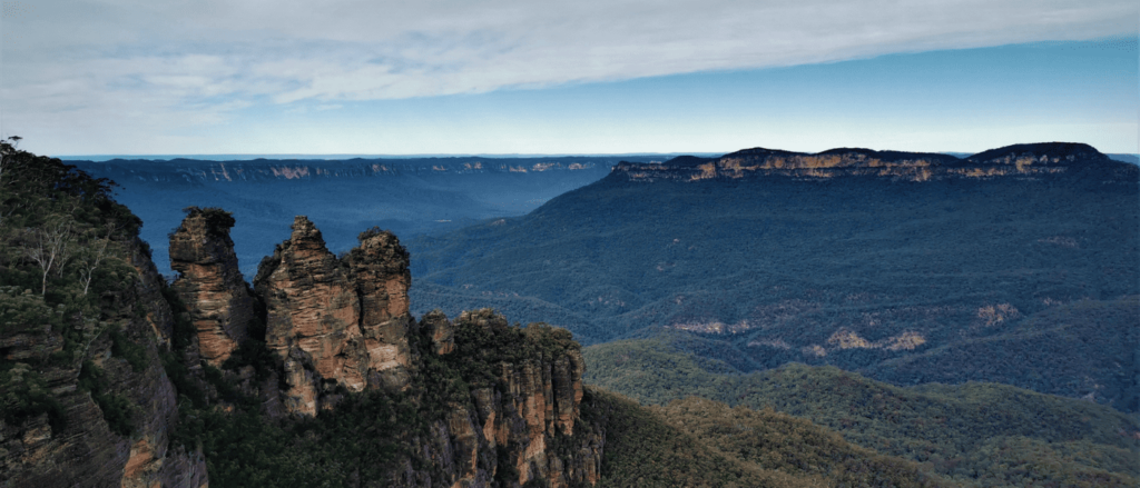 Nighttime views from Echo Point Lookout