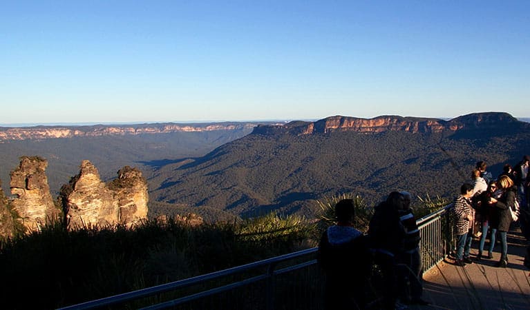 Echo Point Lookout at night