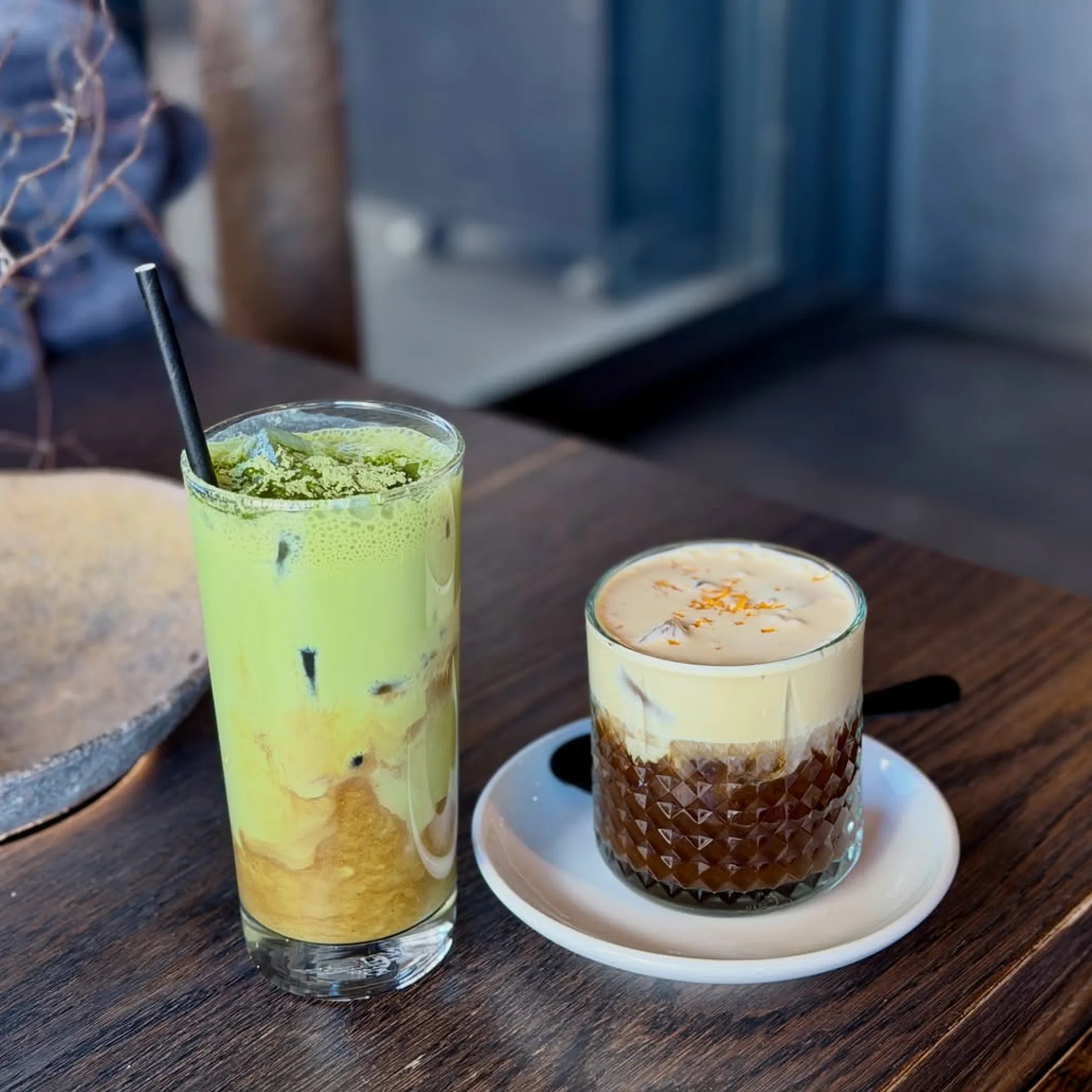 cafe coffee and brunch beverages