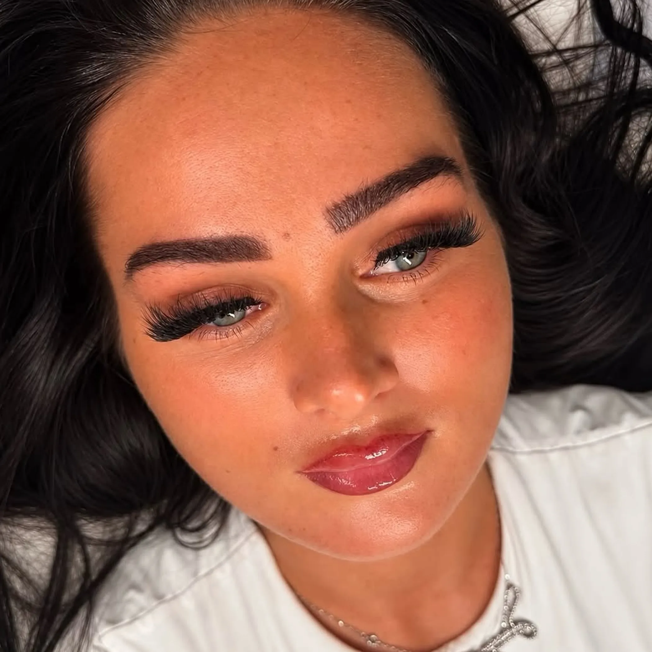 lip blush makeup on lips